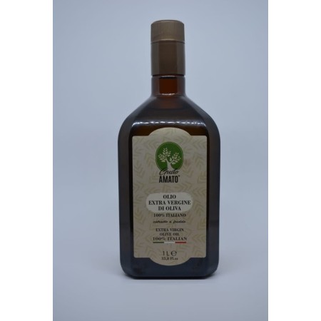 Confezione da 12 bottiglie di OLIO EVO EXTRAVERGINE ITALIANO da un Litro con Tappo Antirabocco