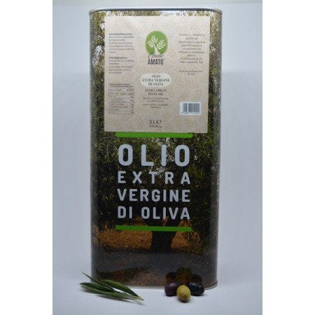 Olio Extravergine Mediterraneo Latta 5L | Blend Greco-Italiano